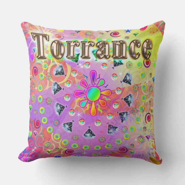 Torrance Lucky Golden Pillow Kussen (Voorkant)