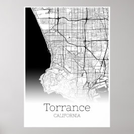 Torrance Map - California - City Map Poster