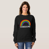 Torrance Rainbow LGBTQ Gay Pride Lesbians Queer Trui (Voorkant volledig)