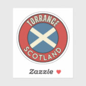 Torrance, Schotland Sticker (Vel)