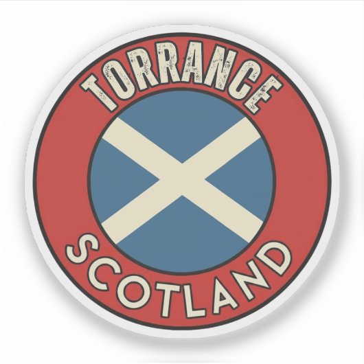 Torrance, Schotland Sticker (Voorkant)