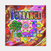 Torrance Tropical Friends Magnet (Voorkant)