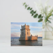 Torre de Belém - Belem Tower portugal Briefkaart (Staand voorkant)