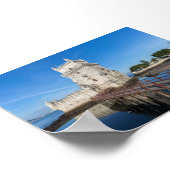 Torre de Belem in Lisbon Poster (Hoek)