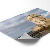 Torre de Belem in Lisbon Poster (Hoek)