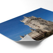 Torre de Belem in Lissabon Poster (Hoek)