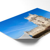 Torre de Belem in Lissabon Poster (Hoek)