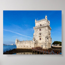 Torre de Belem in Lissabon Poster