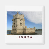 "Torre de Belem, Lisboa" magneet (Voorkant)