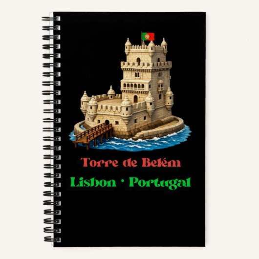 Torre De Belem Notitieboek (Voorkant)