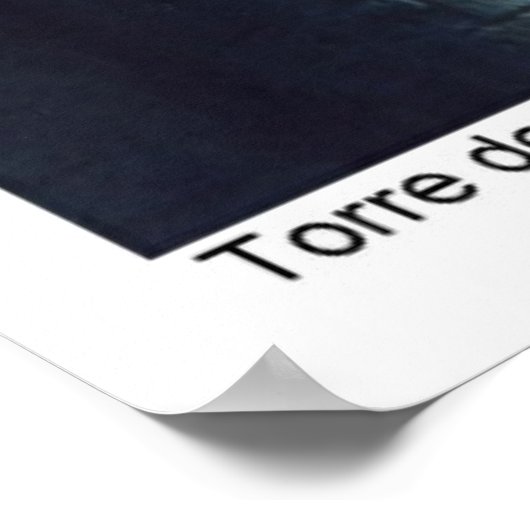 Torre de Belem Poster (Hoek)