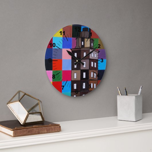 Torre de Hércules Abstract Painting by Alfred Fox Grote Klok (Kantoor)