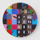 Torre de Hércules Abstract Painting by Alfred Fox Grote Klok (Voorkant)