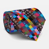 Torre de Hércules Abstract Painting by Alfred Fox Stropdas (Opgerold)