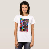 Torre de Hércules Abstract Painting by Alfred Fox T-shirt (Voorkant volledig)