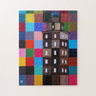 Torre de Hércules Abstract Schilderij door Alfred Legpuzzel