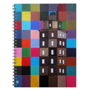 Torre de Hércules Abstract Schilderij door Alfred Notitieboek