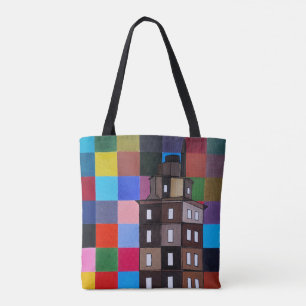 Torre de Hércules Abstract Schilderij door Alfred Tote Bag