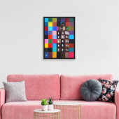 Torre de Hércules Abstract Schilderij van Alfred F Canvas Afdruk (Insitu (Woonkamer))