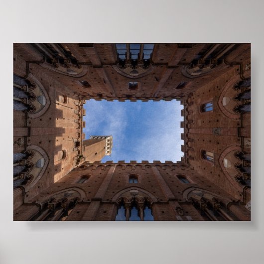 Torre del Mangia Siena Poster (Voorkant)