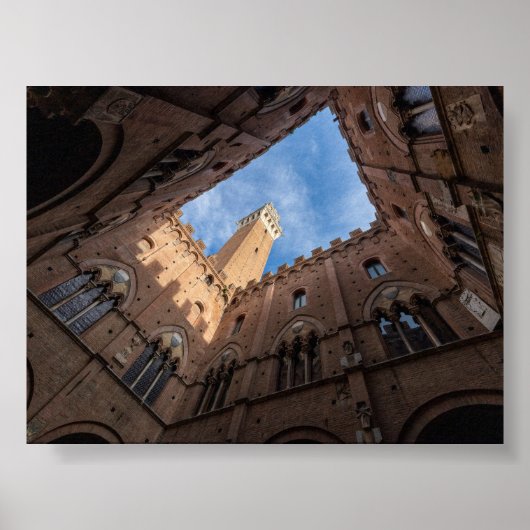 Torre del Mangia Siena Poster (Voorkant)