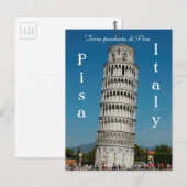 Torre pendente di Pisa Briefkaart (Voorkant / Achterkant)