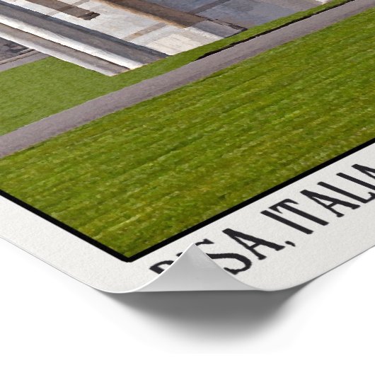 Torre Pendente di Pisa Poster (Hoek)