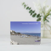 Torremolinos Beach, Costa del Sol, Spanje Briefkaart (Staand voorkant)