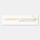 Torrent-Damage-Bumpersticker Bumpersticker (Voorkant)