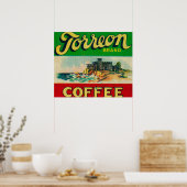 Torreon Coffee Label Poster (Keuken)
