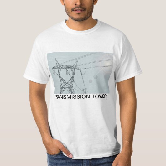 TORRES DE TRANSMISSÃO - TRANSMISSION TOWER T-SHIRT (Voorkant)
