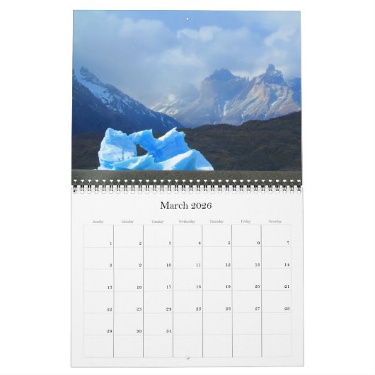 Torres del Paine 2025 Kalender (Mar 2026)