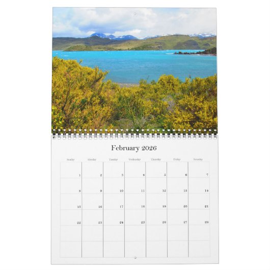 Torres del Paine 2025 Kalender (Feb 2026)