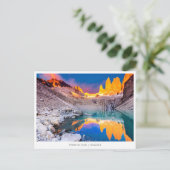 Torres del Paine, Briefkaart van de Chili voor fee (Staand voorkant)
