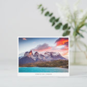 Torres del Paine, Chileens Briefkaart (Staand voorkant)