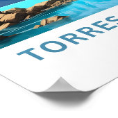 Torres Del Paine Chili Reisprint Poster (Hoek)