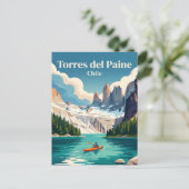Torres del Paine Chilië Briefkaart (Staand voorkant)