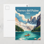 Torres del Paine Chilië Briefkaart (Voorkant / Achterkant)