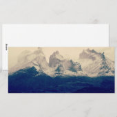 Torres del Paine-gebergte Feestdagenkaart (Voorkant / Achterkant)