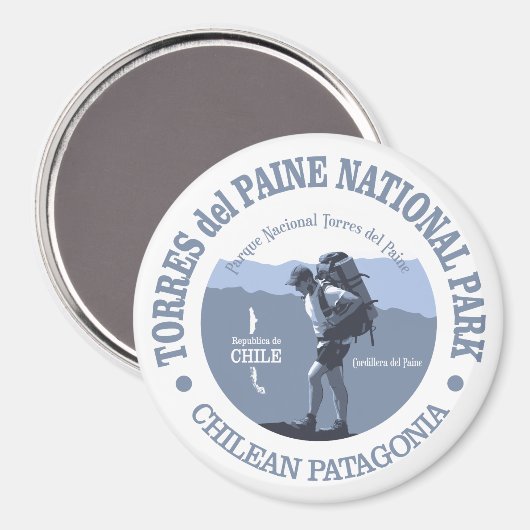 Torres del Paine NP Magneet (Voorkant / Achterkant)