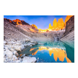 Torres del Paine Patagonia Foto Afdruk