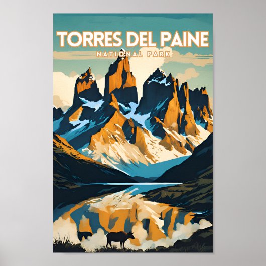 Torres Del Paine Poster (Voorkant)