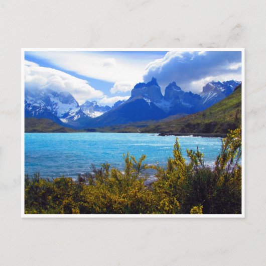 torres del paine uitzicht briefkaart (Voorkant)