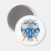 Torres Family Crest Magneet (Voorkant / Achterkant)