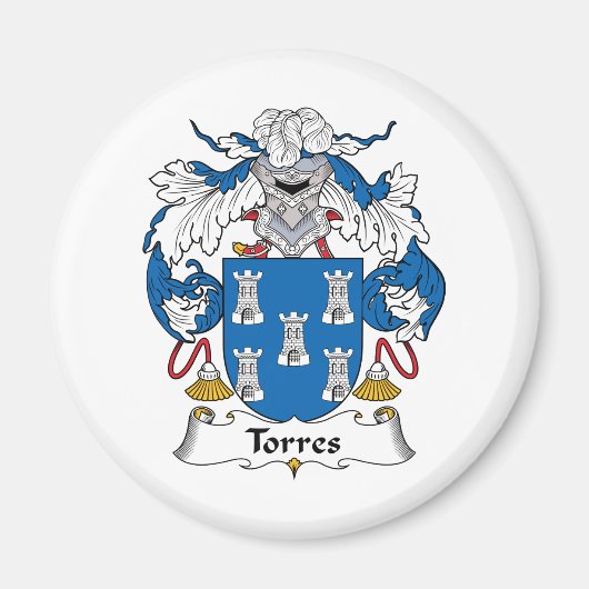 Torres Family Crest Magneet (Voorkant)