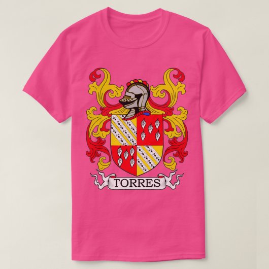 Torres Family Crest T-shirt (Design voorkant)