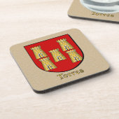 Torres Family Shield Bier Onderzetter (Linkerzijde)