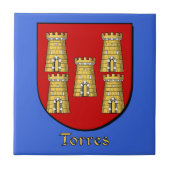 Torres Family Shield Tegeltje (Voorkant)