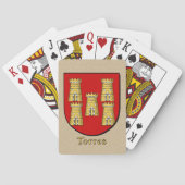 Torres Heraldic Shield Pokerkaarten (Achterkant)