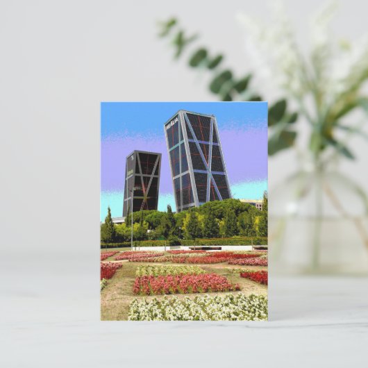 Torres Kio de Madrid Briefkaart (Staand voorkant)